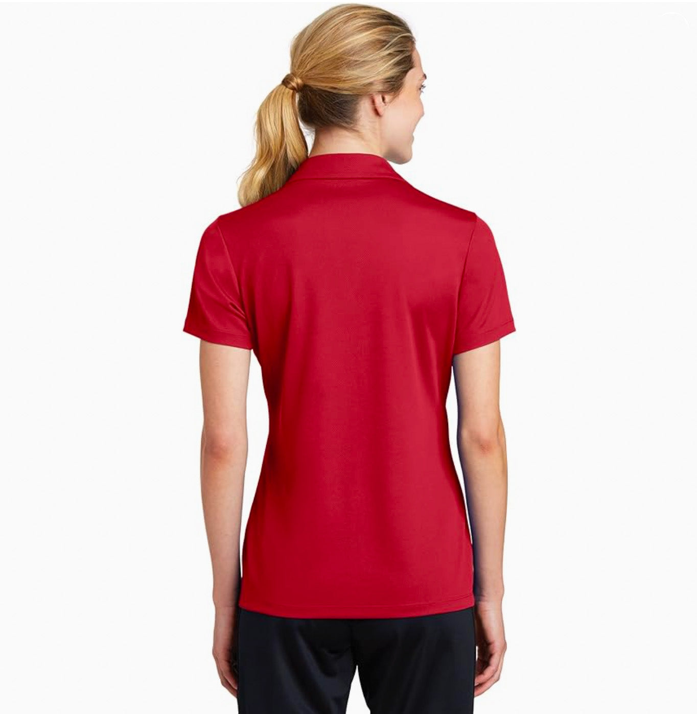 STIRRI Brand Cool Women's Red Embroidered Polo