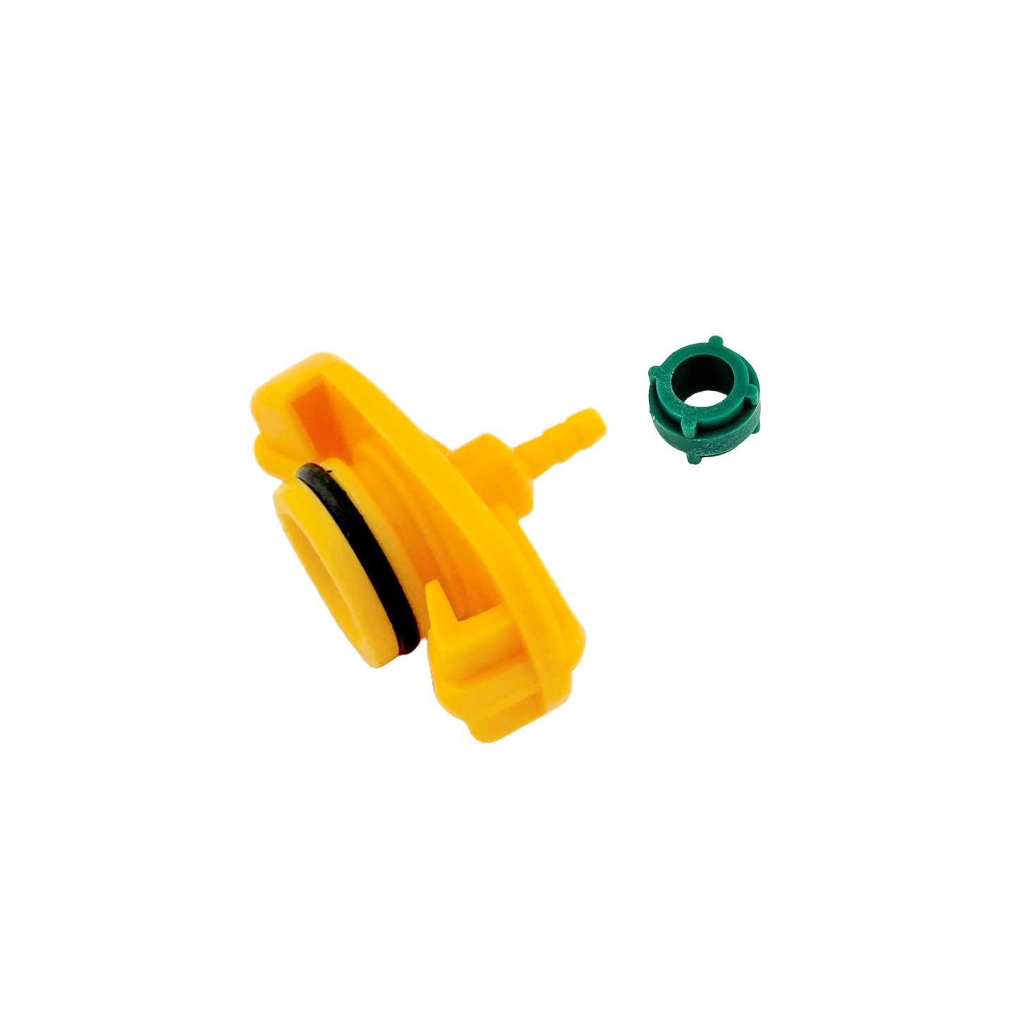 Industrial Syringe Barrel Pneumatic Adapter Head & Collet Locking Ring Set - 5cc 10cc 30cc 55cc