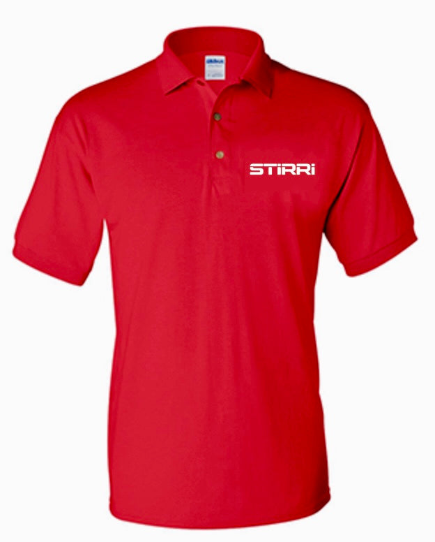 STIRRI Brand Cool DRI Men's Red Polo