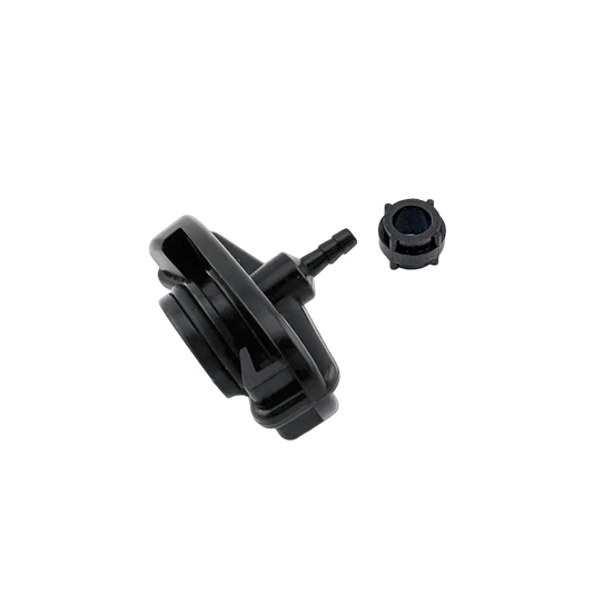 Industrial Syringe Barrel Pneumatic Adapter Head & Collet Locking Ring Set - 5cc 10cc 30cc 55cc