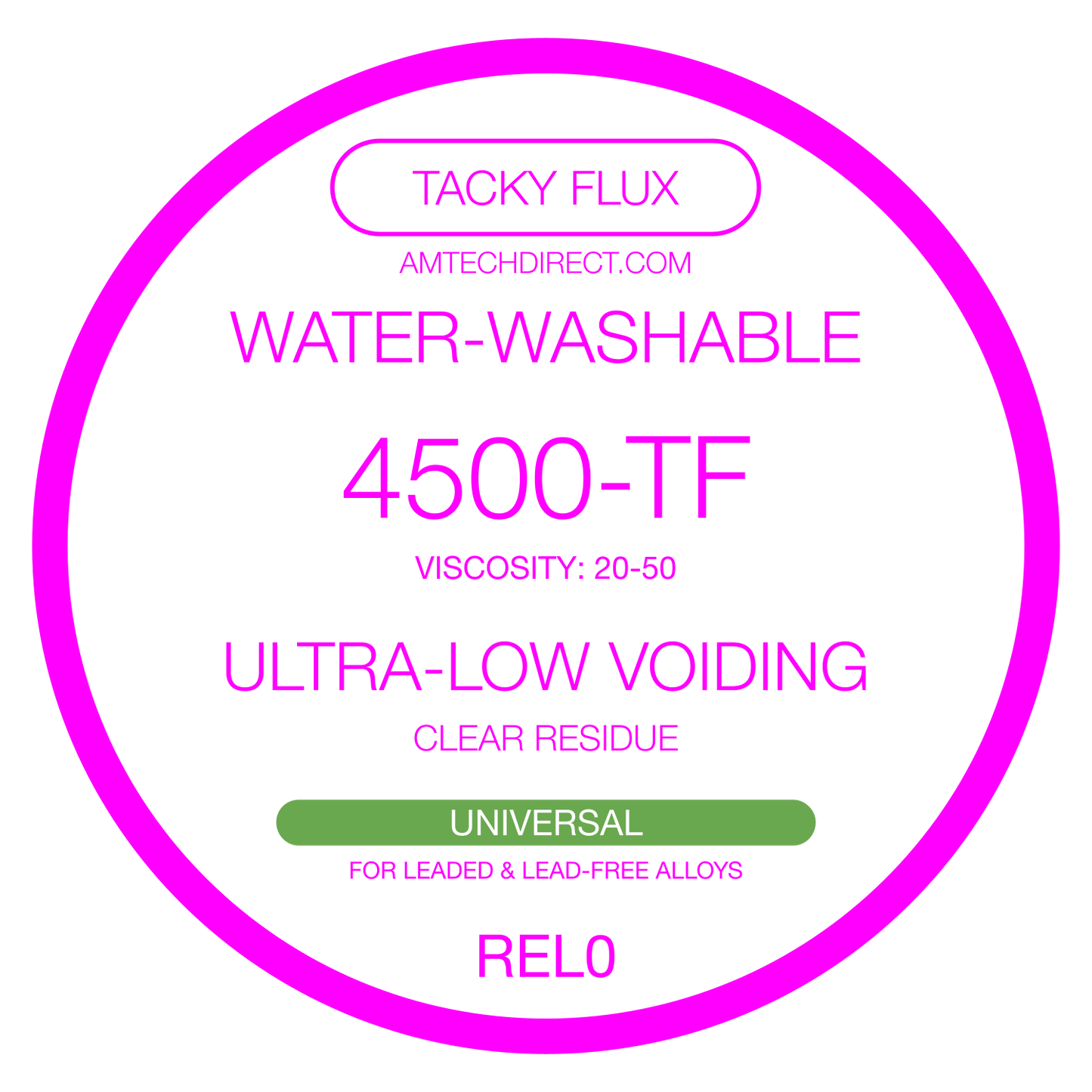 OEM-45L-TF Flujo de pasta pegajosa para soldar soluble en agua a base de resina de vaciado ultra bajo de mayor actividad con QC-Aid (REL0)