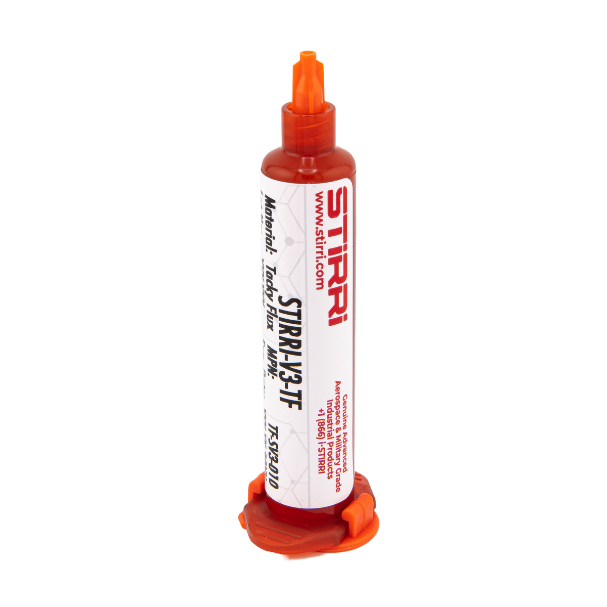 STIRRI V3-TF No-Clean Tacky Flux Paste With UV - 5g Syringe Kit For SMT Soldering & PCB Rework (Rosin Paste Flux)